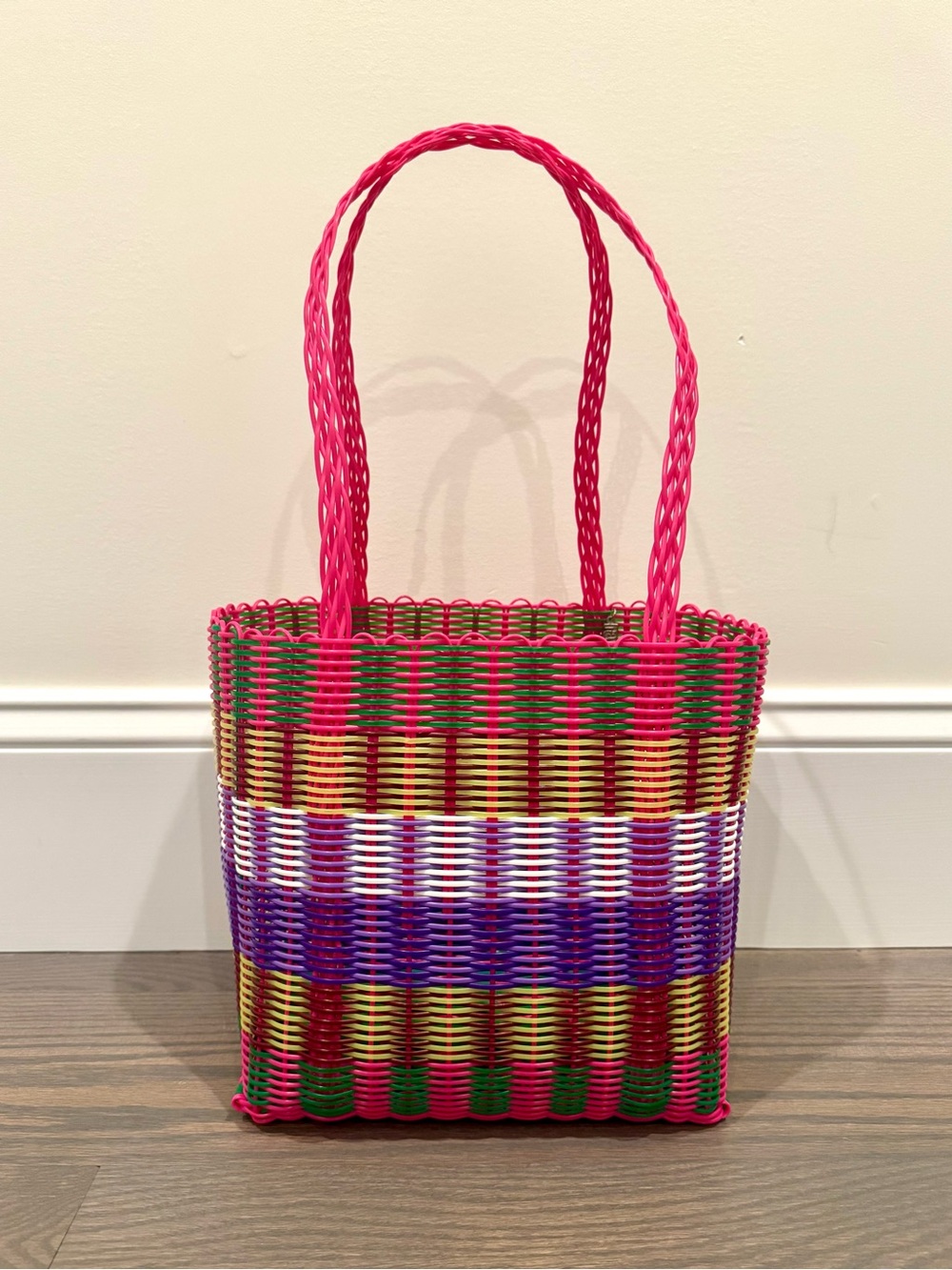 Woven Basket Bag